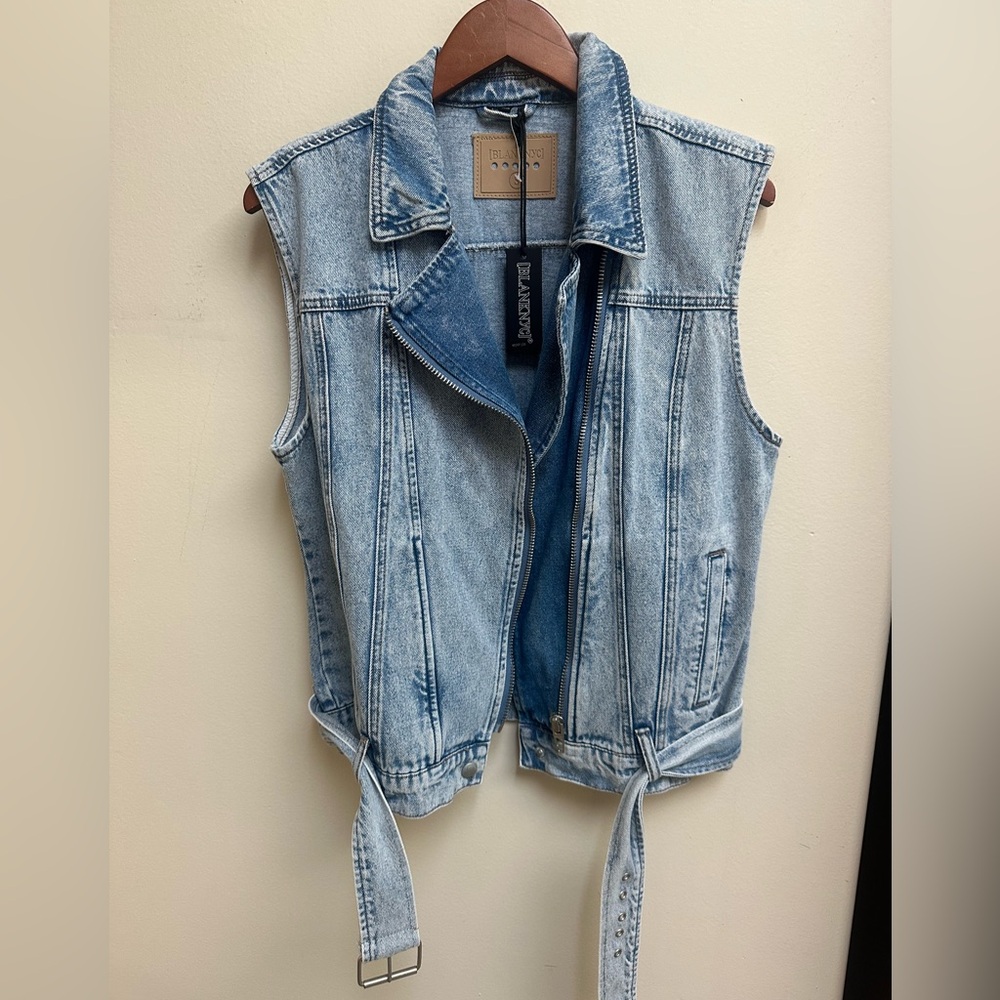 BlankNYC Light Blue Denim Vest